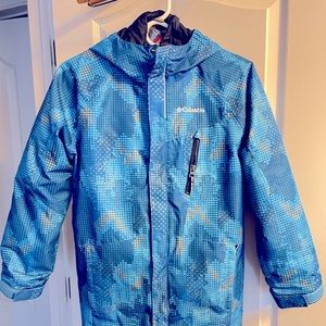 Columbia Interchange 3-in-1 winter jacket. Size Youth Medium. Waterproof.